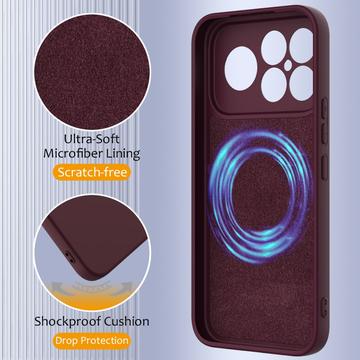 Xiaomi Redmi K90 Pro Max/Poco X8 Ultra Liquid Silikone Cover - MagSafe Kompatibel - Vinrød