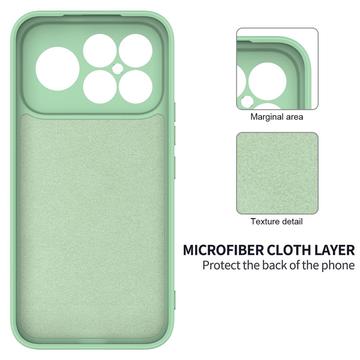 Xiaomi Redmi K90 Pro Max/Poco F8 Ultra Flydende silikone cover med håndrem - grøn