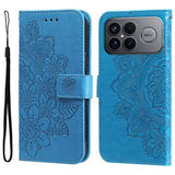 Xiaomi Redmi K90 Pro Max/Poco F8 Ultra Mandala Series Etui med Pung - Blå