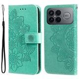 Xiaomi Redmi K90 Pro Max/Poco F8 Ultra Mandala Series Etui med Pung - Grøn