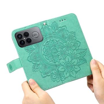 Xiaomi Redmi K90 Pro Max/Poco F8 Ultra Mandala Series Etui med Pung - Grøn