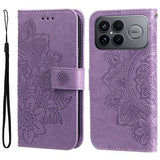 Xiaomi Redmi K90 Pro Max/Poco F8 Ultra Mandala Series Etui med Pung - Lilla