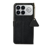 Xiaomi Redmi K90 Pro Max/Poco F8 Ultra Pung læder cover med RFID - sort