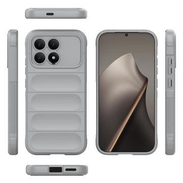 Xiaomi Redmi K90/Poco F8 Pro Rugged TPU Cover - Lysegrå