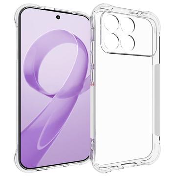 Xiaomi Redmi K90/Poco F8 Pro Stødsikkert Silikone Cover - Gennemsigtig