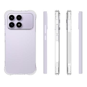 Xiaomi Redmi K90/Poco F8 Pro Stødsikkert Silikone Cover - Gennemsigtig