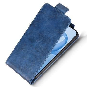 Xiaomi Redmi K90/Poco F8 Pro lodret flip-etui med stativ - mørkeblå