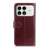 Xiaomi Redmi K90/Poco F8 Pro Pung Etui med Stativ - Brun