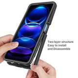 Xiaomi Redmi Note 12 Pro 360 Beskyttelse Cover - Sort / Klar