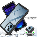 Xiaomi Redmi Note 12 Pro 360 Beskyttelse Cover - Sort / Klar