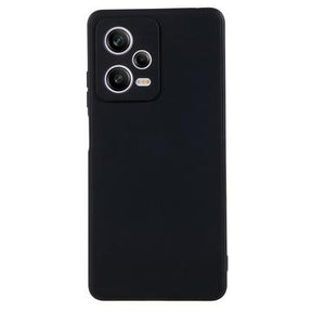 Xiaomi Redmi Note 12 Pro Anti-Fingeraftryk Mat TPU Cover - Sort