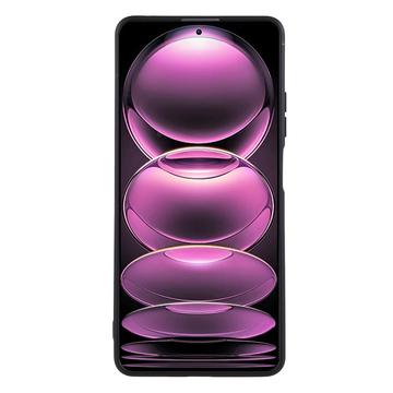 Xiaomi Redmi Note 12 Pro Anti-Fingeraftryk Mat TPU Cover - Sort
