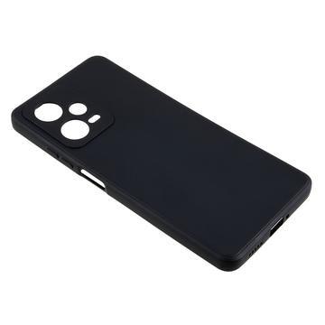 Xiaomi Redmi Note 12 Pro Anti-Fingeraftryk Mat TPU Cover - Sort