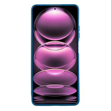 Xiaomi Redmi Note 12 Pro Anti-Fingeraftryk Mat TPU Cover - Blå