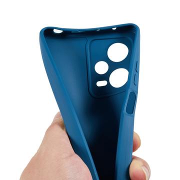 Xiaomi Redmi Note 12 Pro Anti-Fingeraftryk Mat TPU Cover - Blå