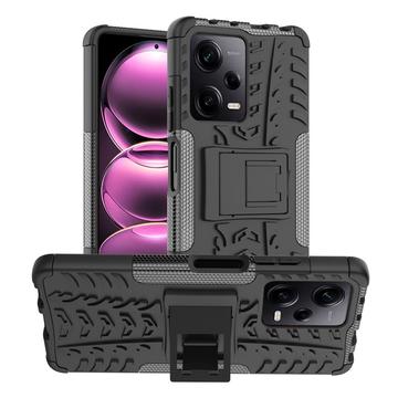 Xiaomi Redmi Note 12 Pro Anti-Slip Hybrid Cover med Stand - Sort