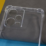Xiaomi Redmi Note 12 Pro Stødsikkert TPU Cover - Gennemsigtig