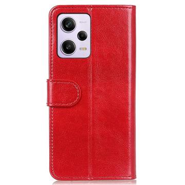 Xiaomi Redmi Note 12 Pro Pung Taske med Magnetisk Lukning - Rød