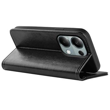 Xiaomi Redmi Note 13 Pro 4G/Poco M6 Pro Pung Taske med Magnetisk Lukning - Sort
