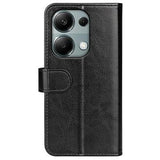 Xiaomi Redmi Note 13 Pro 4G/Poco M6 Pro Pung Taske med Magnetisk Lukning - Sort