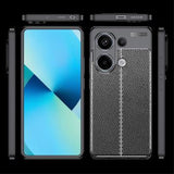 Xiaomi Redmi Note 13 Pro 4G/Poco M6 Pro Slim-Fit Premium TPU Cover - Sort