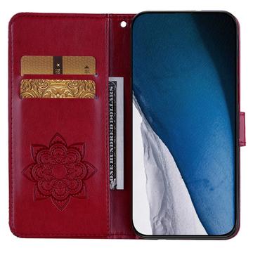 Xiaomi Redmi Note 13 Pro/Poco X6 Ugle Rhinsten Pung - Rød