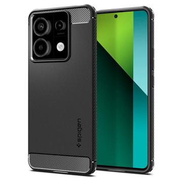 Xiaomi Redmi Note 13 Pro/Poco X6 Spigen Rugged Armor TPU Cover - Sort