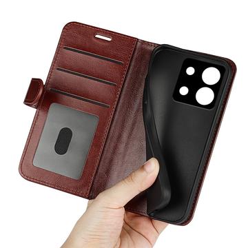 Xiaomi Redmi Note 13 Pro Pung med Magnetisk Lukning - Brun