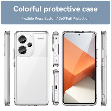 Xiaomi Redmi Note 13 Pro+ Anti-Shock Hybrid Cover - Gennemsigtig