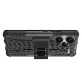 Xiaomi Redmi Note 13 Pro+ Anti-Slip Hybrid Cover med Stativ - Sort