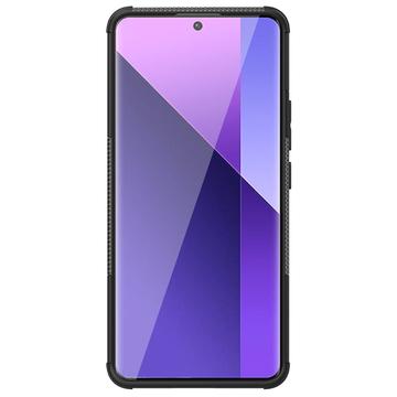 Xiaomi Redmi Note 13 Pro+ Anti-Slip Hybrid Cover med Stativ - Sort