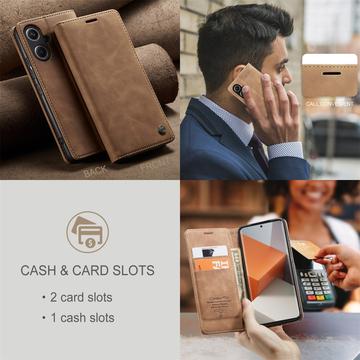 Xiaomi Redmi Note 13 Pro+ Caseme 013 Series Pung - Brun