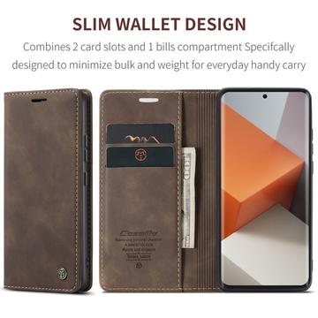Xiaomi Redmi Note 13 Pro+ Caseme 013 Series Pung - Kaffe