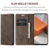 Xiaomi Redmi Note 13 Pro+ Caseme 013 Series Pung - Kaffe