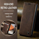 Xiaomi Redmi Note 13 Pro+ Caseme 013 Series Pung - Kaffe