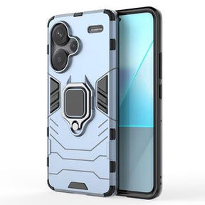 Xiaomi Redmi Note 13 Pro+ Hybrid Cover med Ring Holder - Blå