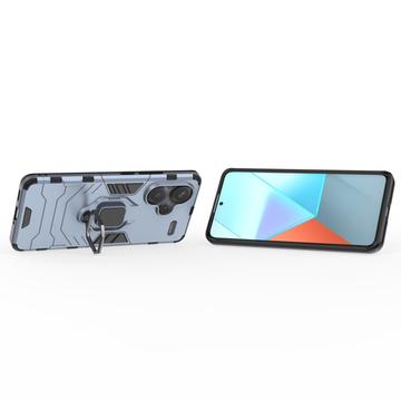 Xiaomi Redmi Note 13 Pro+ Hybrid Cover med Ring Holder - Blå