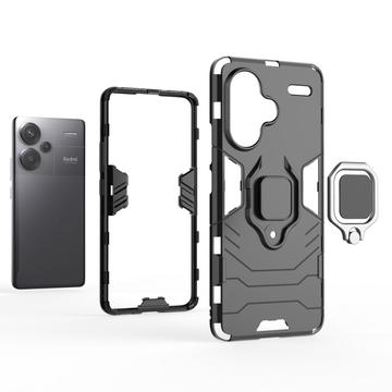 Xiaomi Redmi Note 13 Pro+ Hybrid Cover med Ring Holder - Blå