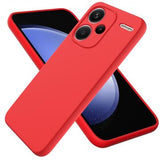 Xiaomi Redmi Note 13 Pro+ Liquid Silikone Cover med Strop - Rød