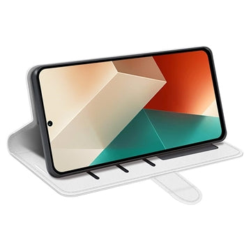 Xiaomi Redmi Note 13 Pung med Magnetisk Lukning - Hvid