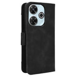 Xiaomi Redmi Note 13R/Redmi 13/Poco M6 4G Pung Cover med Kortholder - Sort