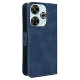 Xiaomi Redmi Note 13R/Redmi 13/Poco M6 4G Pung Cover med Kortholder - Blå