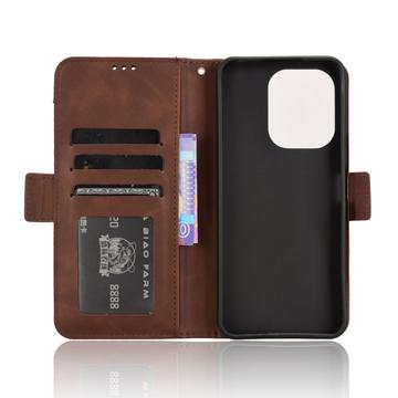 Xiaomi Redmi Note 13R/Redmi 13/Poco M6 4G Pung Cover med Kortholder - Brun