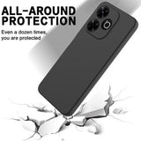 Xiaomi Redmi Note 13R/Redmi 13/Poco M6 4G Liquid Silikone Cover med Strop - Sort