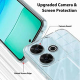 Xiaomi Redmi Note 13R Ridsefast Hybrid Cover - Gennemsigtig