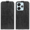 Xiaomi Redmi Note 13R/Redmi 13/Poco M6 4G Vertikal Flip Taske med Kortholder - Sort