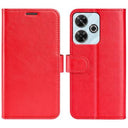 Xiaomi Redmi Note 13R/Poco M6 4G/Redmi 13 5G Pung med Magnetisk Lukning - Rød