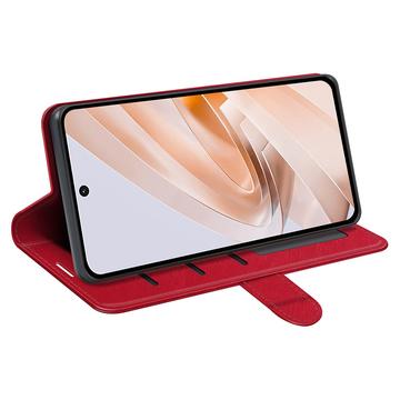 Xiaomi Redmi Note 13R/Poco M6 4G/Redmi 13 5G Pung med Magnetisk Lukning - Rød