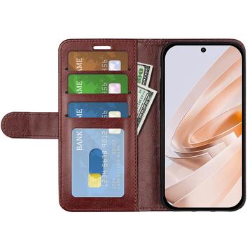 Xiaomi Redmi Note 13R/Poco M6 4G/Redmi 13 5G Pung med Magnetisk Lukning - brun
