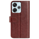 Xiaomi Redmi Note 13R/Poco M6 4G/Redmi 13 5G Pung med Magnetisk Lukning - brun